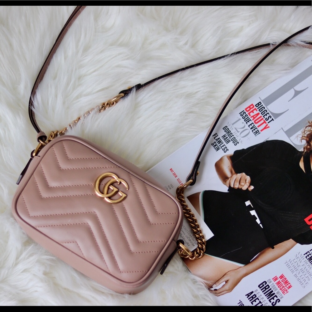 GG Marmont Matelassé mini bag